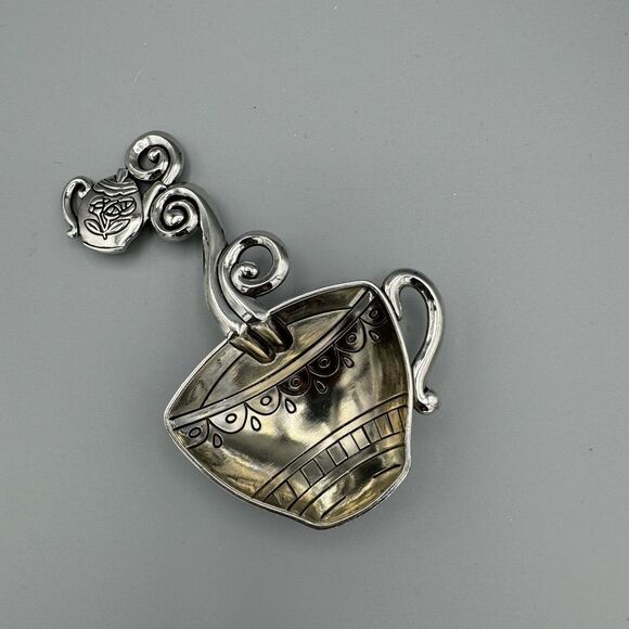 La Cucina by Ganz Everything Spoon Tea Bag Holder Spoon Rest Tea Scoop 1 Tbsp - Picture 2 of 4